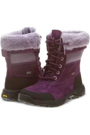 UGG Butte lace-up shearling-cuff boots