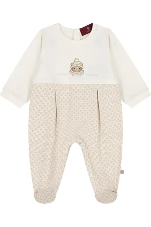 Aigner Teddy-bear logo pajamas