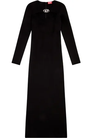 Diesel D-Ams logo-plaque dress