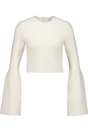 GABRIELA HEARST Talos flared-sleeve knit top