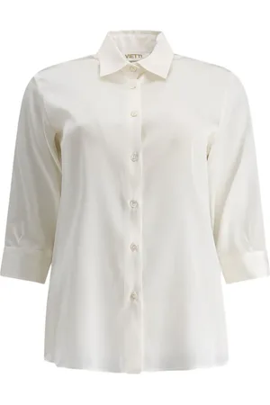 F.IT Three-quarter sleeves button-down shirt