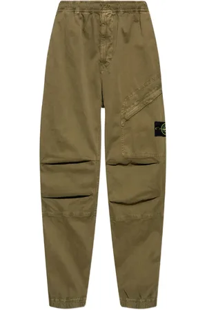 Stone Island Cargo-pocket elasticated-waist trousers