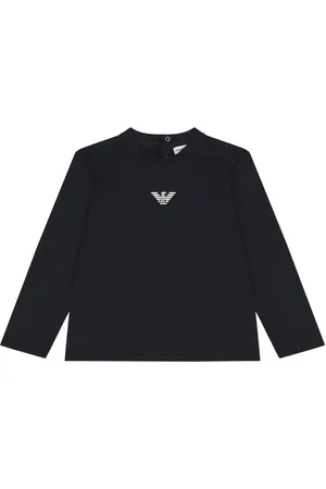 Emporio Armani Eagle-logo long-sleeve top
