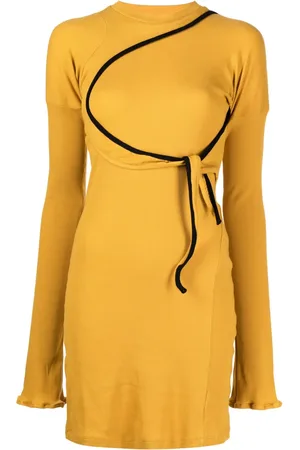 OTTOLINGER Tied-waist ribbed-knit dress
