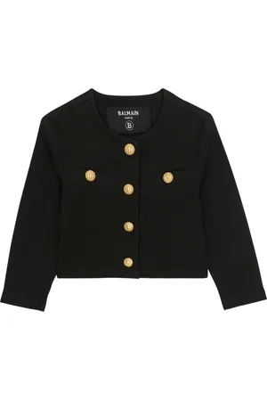 Balmain Logo-engraved jacket