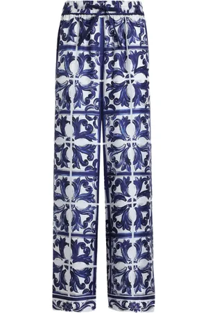 Dolce & Gabbana Paisley-print elasticated-waist trousers