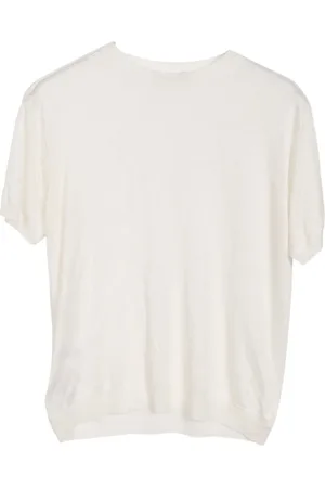 Prada 2010s crew-neck knitted silk top
