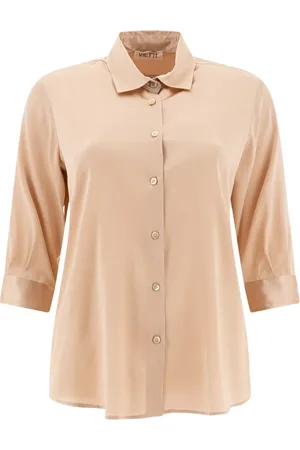 F.IT Button-front silk shirt