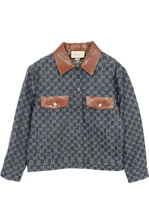 Gucci 2010 GG-pattern denim jacket