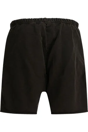 RRR-123 Graphic-print drawstring shorts