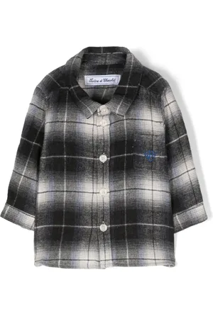 Tartine Et Chocolat Logo-patch checked shirt