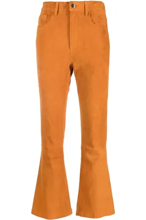Paula Flared suede trousers