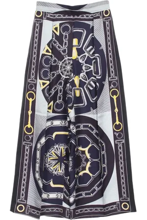 Hermès 2020 Kaleidoscope cropped trousers