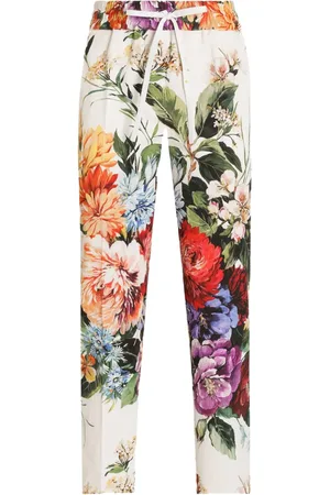 Dolce & Gabbana Floral-print trousers