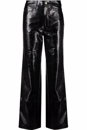 ROTATE Rotie faux leather trousers