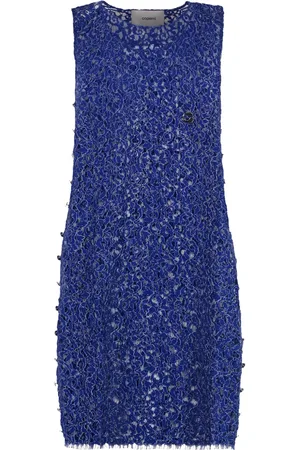 COPERNI Lace floral-pattern mini dress