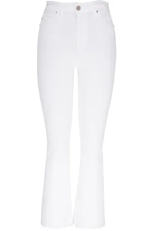 AG Jeans Slightly-flared high-waisted jeans