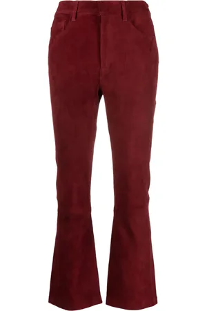 Paula Flared suede trousers