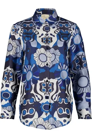 Paula Floral-print button-up shirt