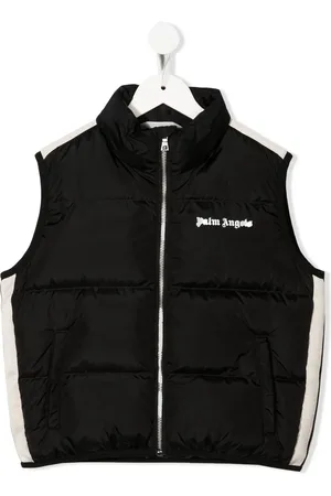 Palm Angels Logo-print padded gilet