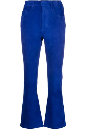 Paula Flared suede trousers