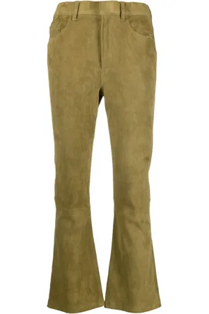 Paula Flared suede trousers