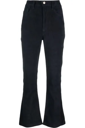 Paula Flared suede trousers