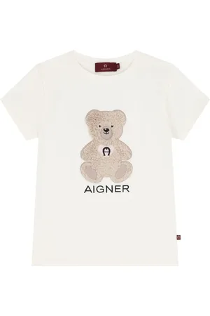 Aigner Teddy-bear embroidered T-shirt
