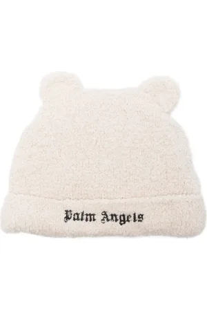 Palm Angels Embroidered bear-ear hat