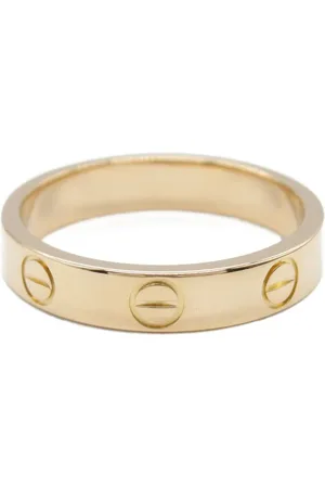 Cartier 18K rose gold screw ring