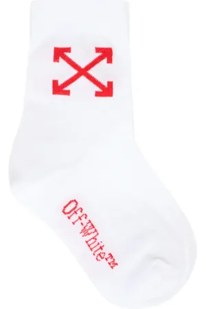 OFF-WHITE Logo-detail ribbed socks