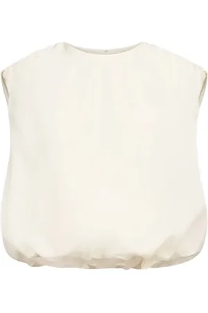 Loulou de Saison Cosma gathered-shoulder top