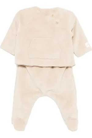 TEDDY & MINOU Fleece footed trouser set (set of two)