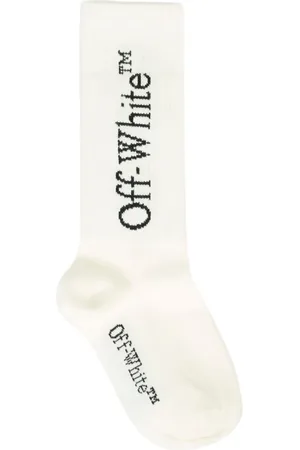 OFF-WHITE Logo-detail ribbed socks