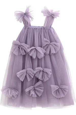 Mimi Tutu Bow-embellished tulle dress