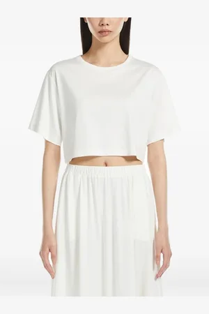 Max Mara Short-sleeve crop top