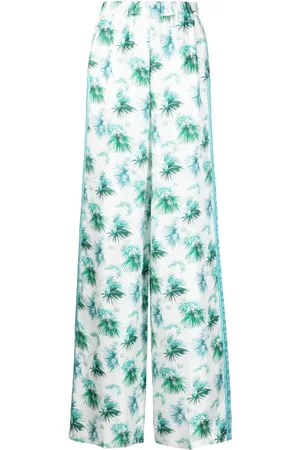 Max Mara All-over graphic-print trousers