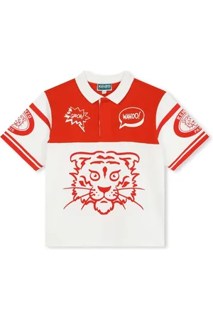 Kenzo Logo-print cotton polo shirt
