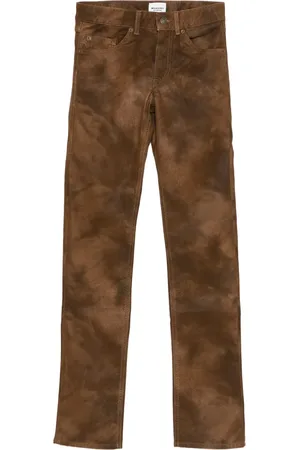 Marant Etoile Kelsie leather-effect trousers