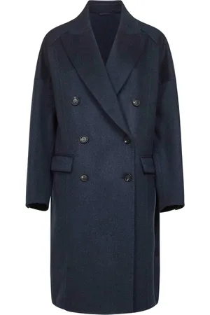Brunello Cucinelli Double-breasted long-sleeve coat