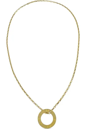 Céline 1990-2000s chain circle Necklace