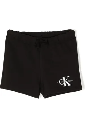 Calvin Klein Logo-print cotton track shorts