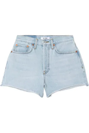 RE/DONE 70s high-rise frayed shorts
