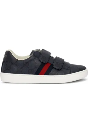 Gucci GG monogram double strap sneakers