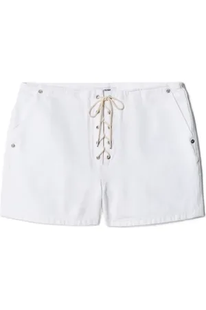 RE/DONE The Boardwalk lace-up denim shorts