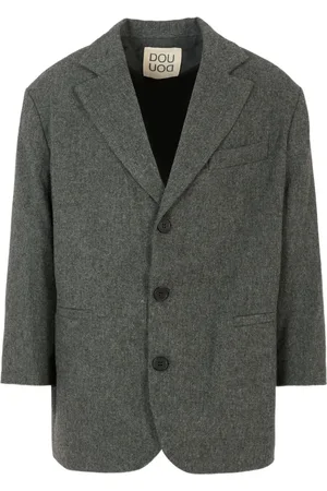 DOUUOD KIDS Three-button wool blazer