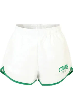MC2 SAINT BARTH Elastic-waistband trim-detail shorts