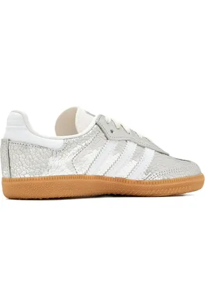 adidas Samba OG cracked-leather sneakers