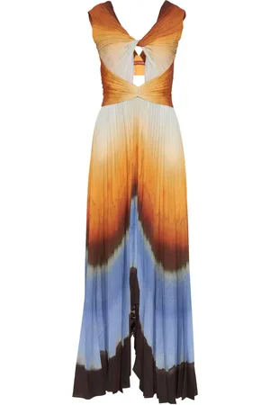 Altuzarra Kalymnos Shibori-print maxi dress
