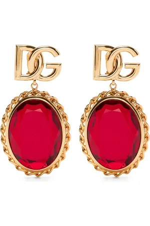 Dolce & Gabbana Logo-plaque earrings